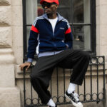 Challenger Adidas Ventex vintage – Années 80 – Bleu marine