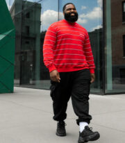 Pull Adidas Ventex vintage – Années 80 – Rouge – Image 2